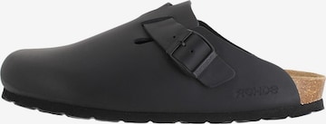 ROHDE Pantolette 'Grado' in Schwarz: Vorderseite