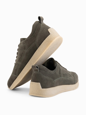 Ombre Platform trainers in Green