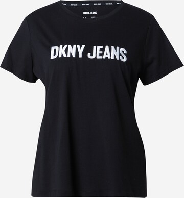 T-shirt DKNY en noir : devant