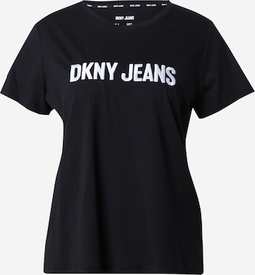 DKNY T-shirt i svart: framsida