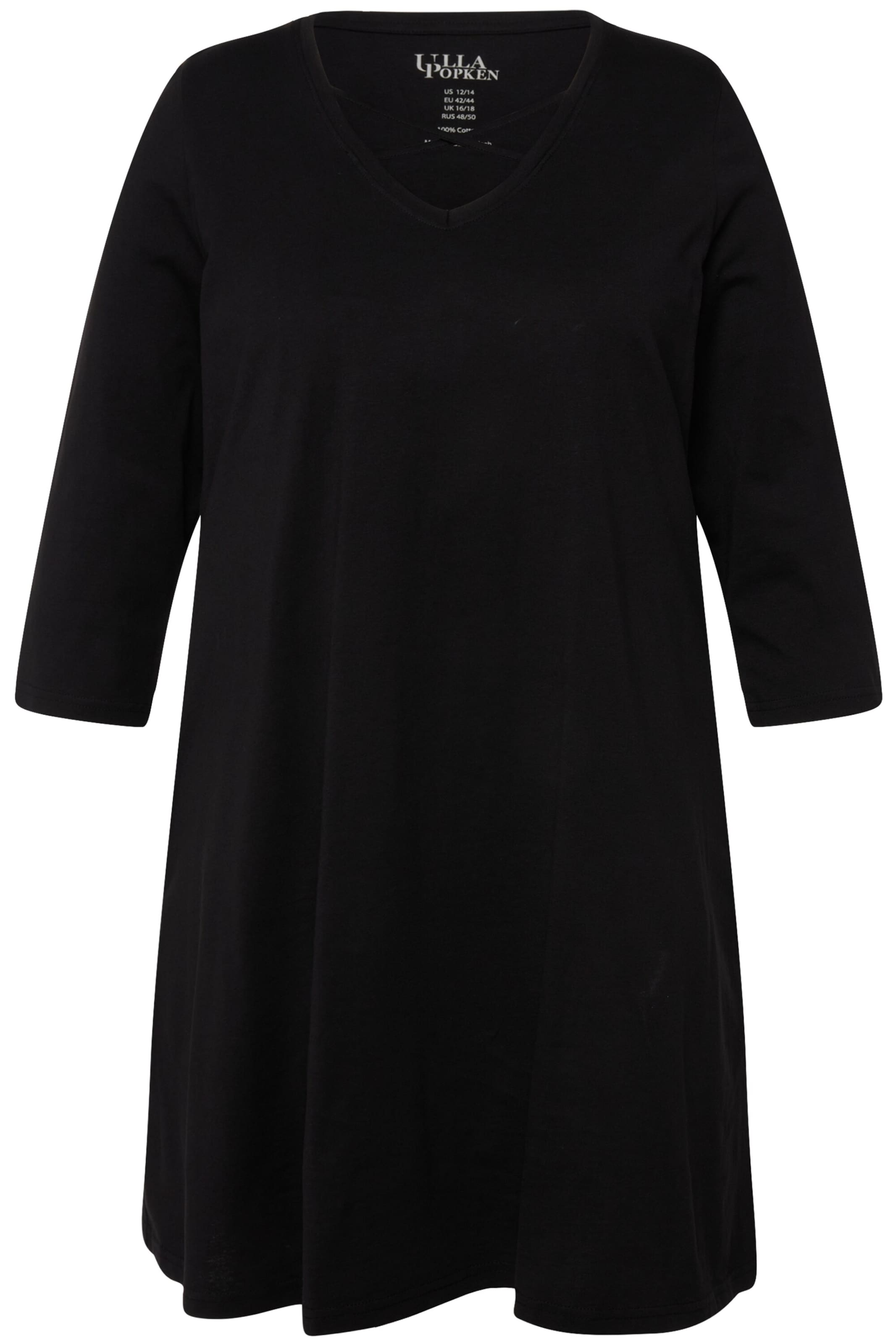 Ulla Popken Shirt in Black: front