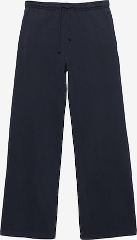 Pull&BearWide Leg/ Široke nogavice Hlače - plava boja: prednji dio