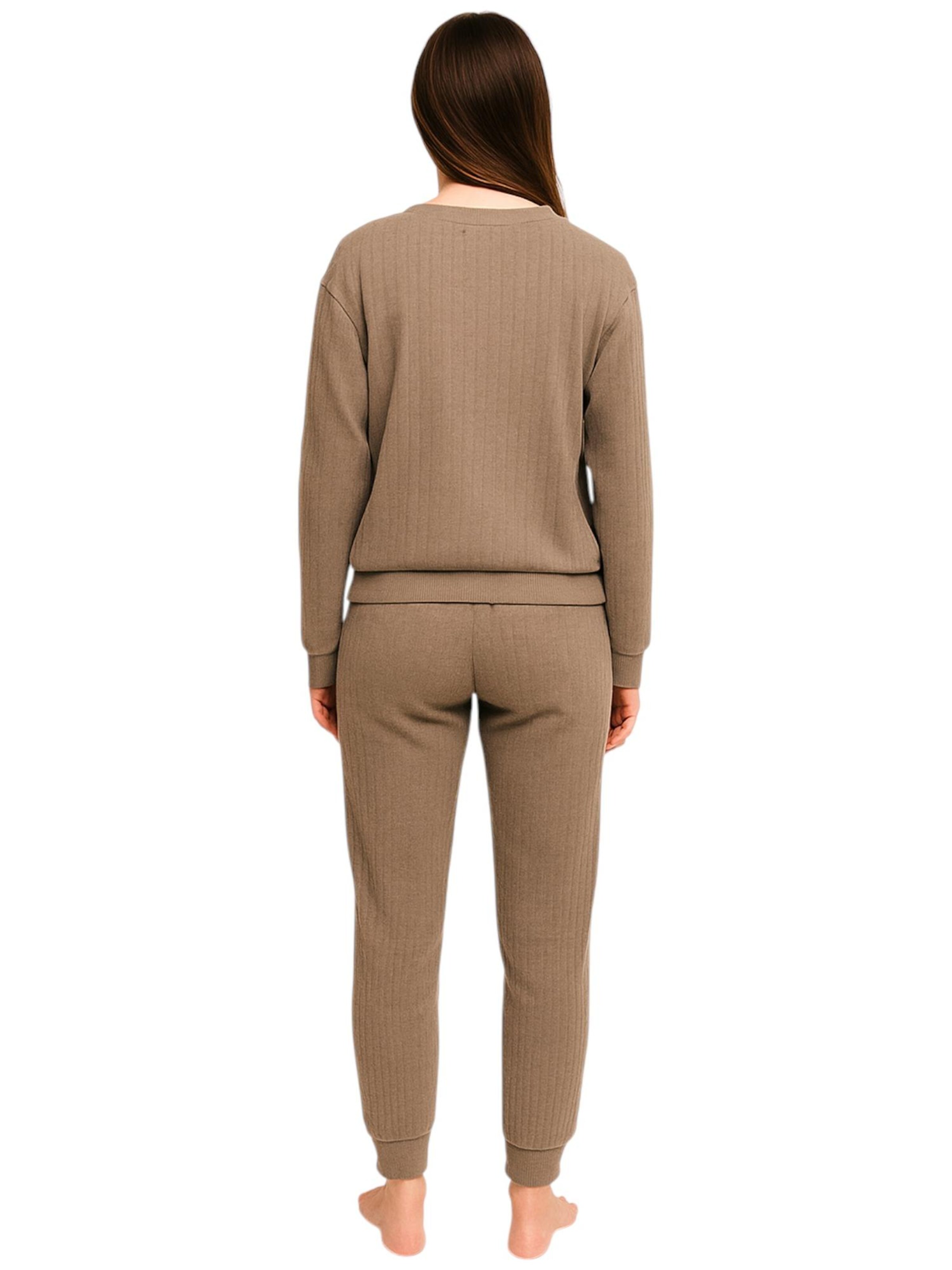 Pyjama 'CozyQuest' fashionshowcase en marron