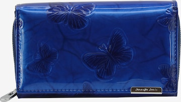 Jennifer Jones Wallet in Blue: front