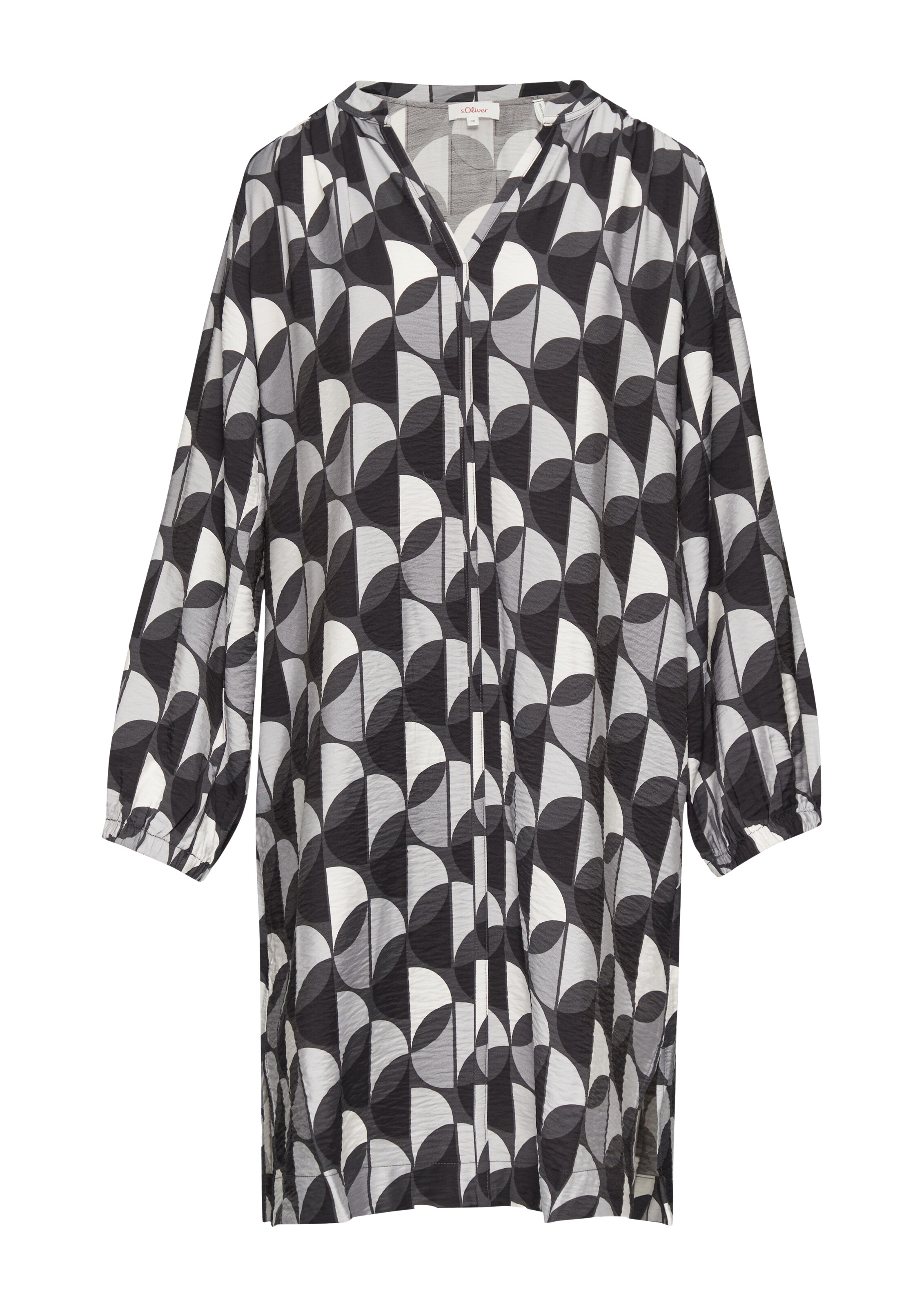 s.Oliver Kleid in Grau: Vorderseite