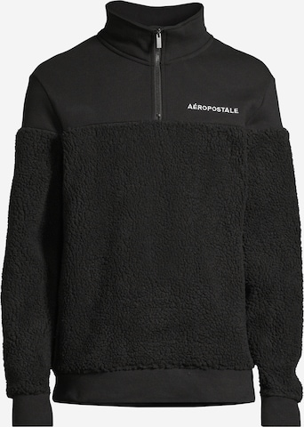 AÉROPOSTALE Sweatshirt in Schwarz: predná strana