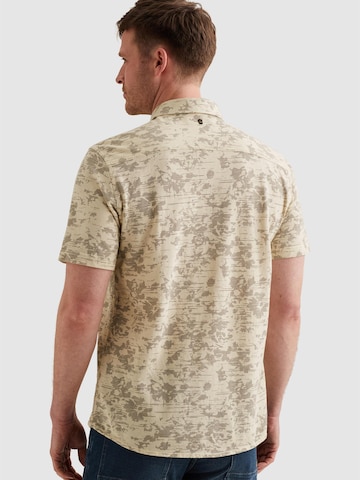 Regular fit Camicia 'Shirt in jersey piqué with allover print' di PME Legend in bianco