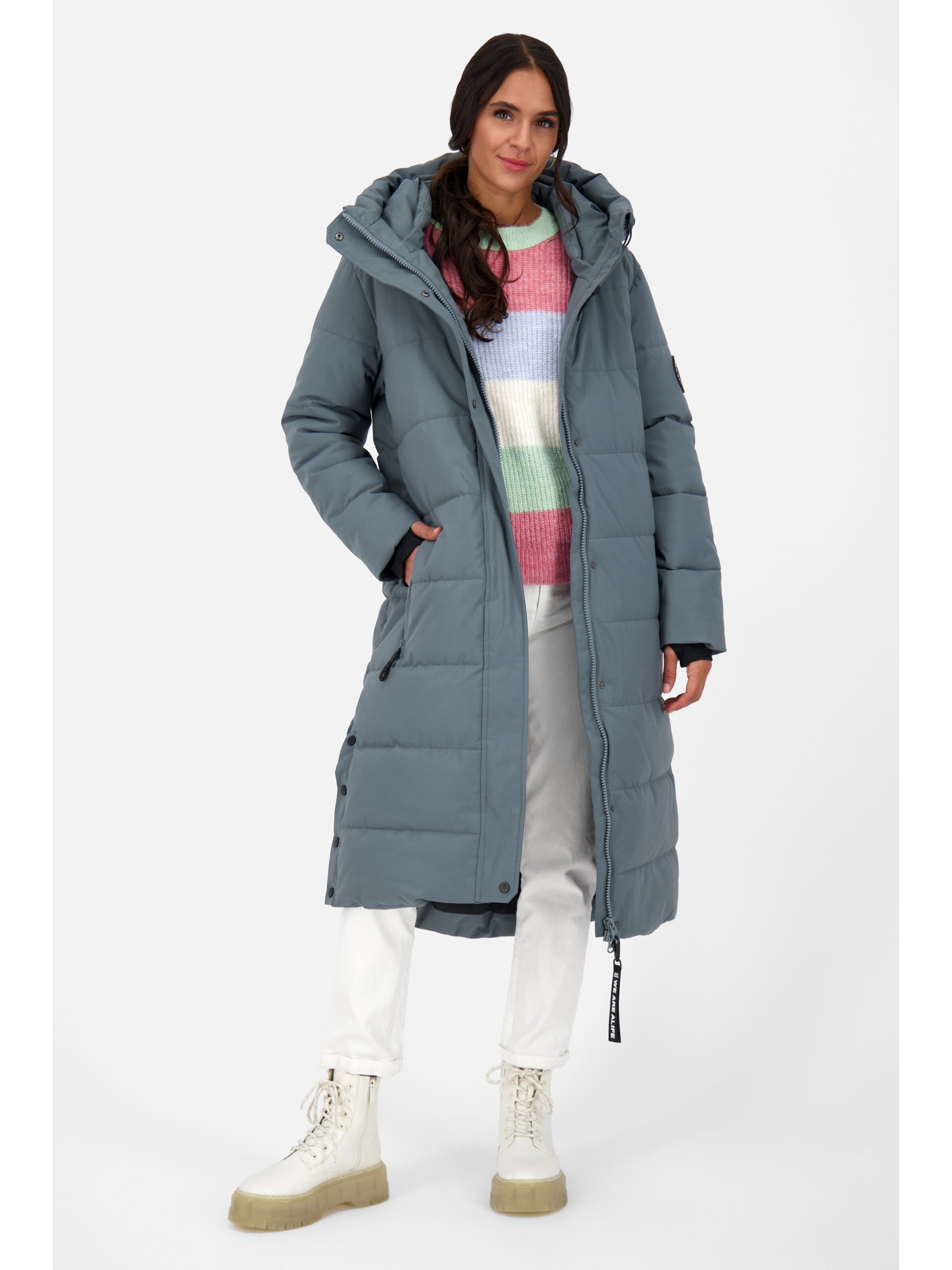 alife & kickin Winterjacke 'Katja'‌‌‌‌‌ in Grau