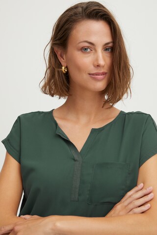 Fransa Shirt 'Zawov' in Green