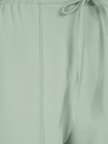 Dorothy Perkins Tall Szeroka nogawka Spodnie w kant w kolorze zielony