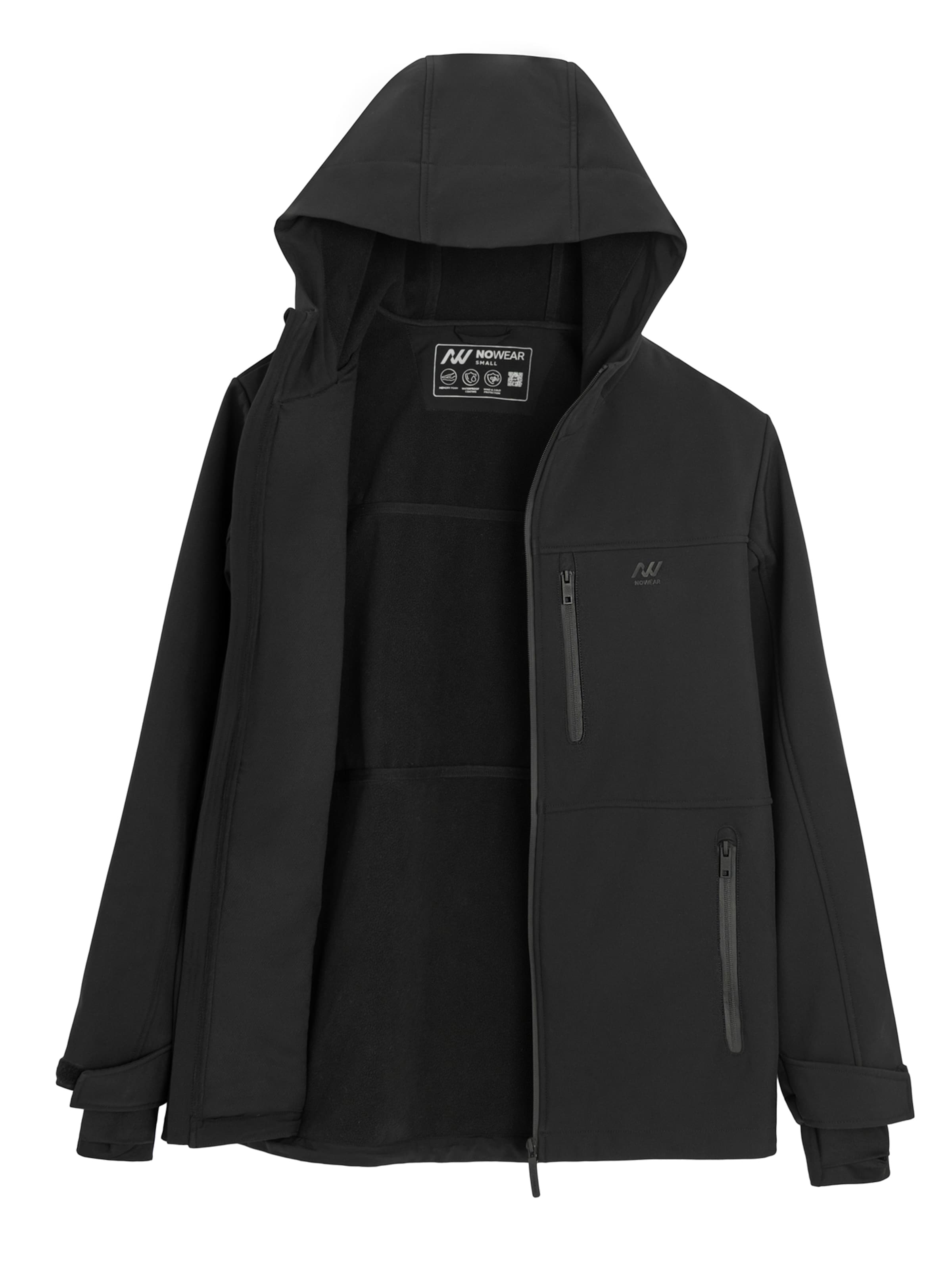 NoWear - Chaqueta funcional en negro: frente