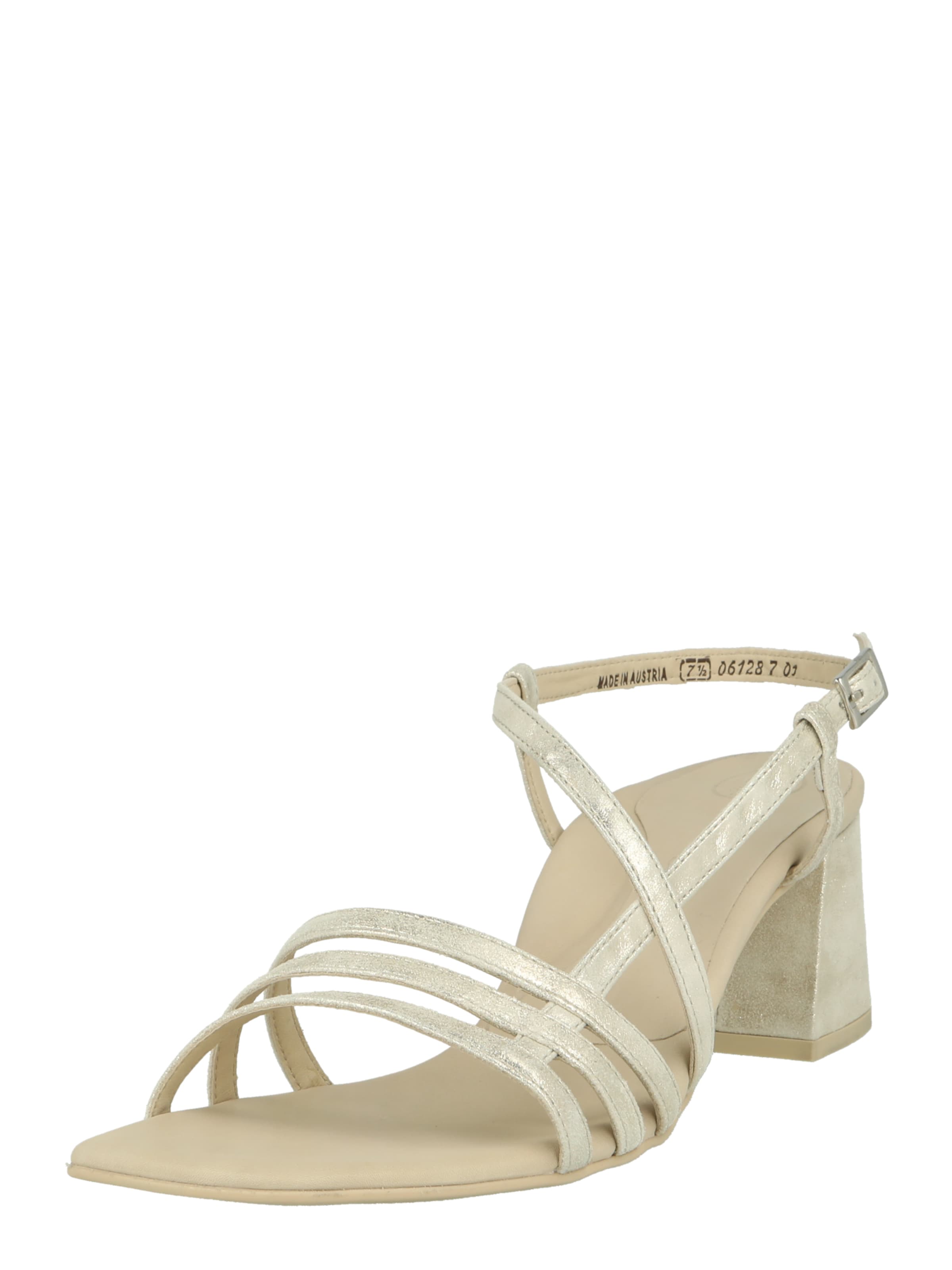 Paul Green Strap Sandals in Silver: front
