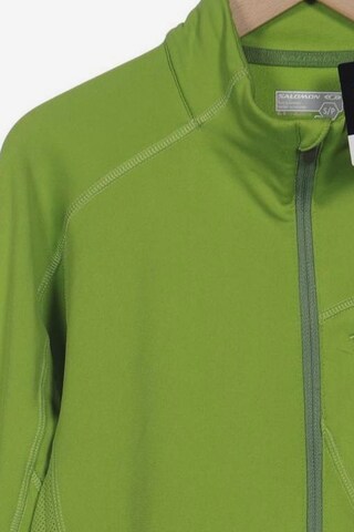SALOMON Sweatshirt & Zip-Up Hoodie in S in Green