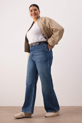 Trendyol Curve Wide Leg Jeans i blå