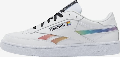 Reebok Classic Baskets basses en jaune / violet foncé / rose / blanc, Vue avec produit