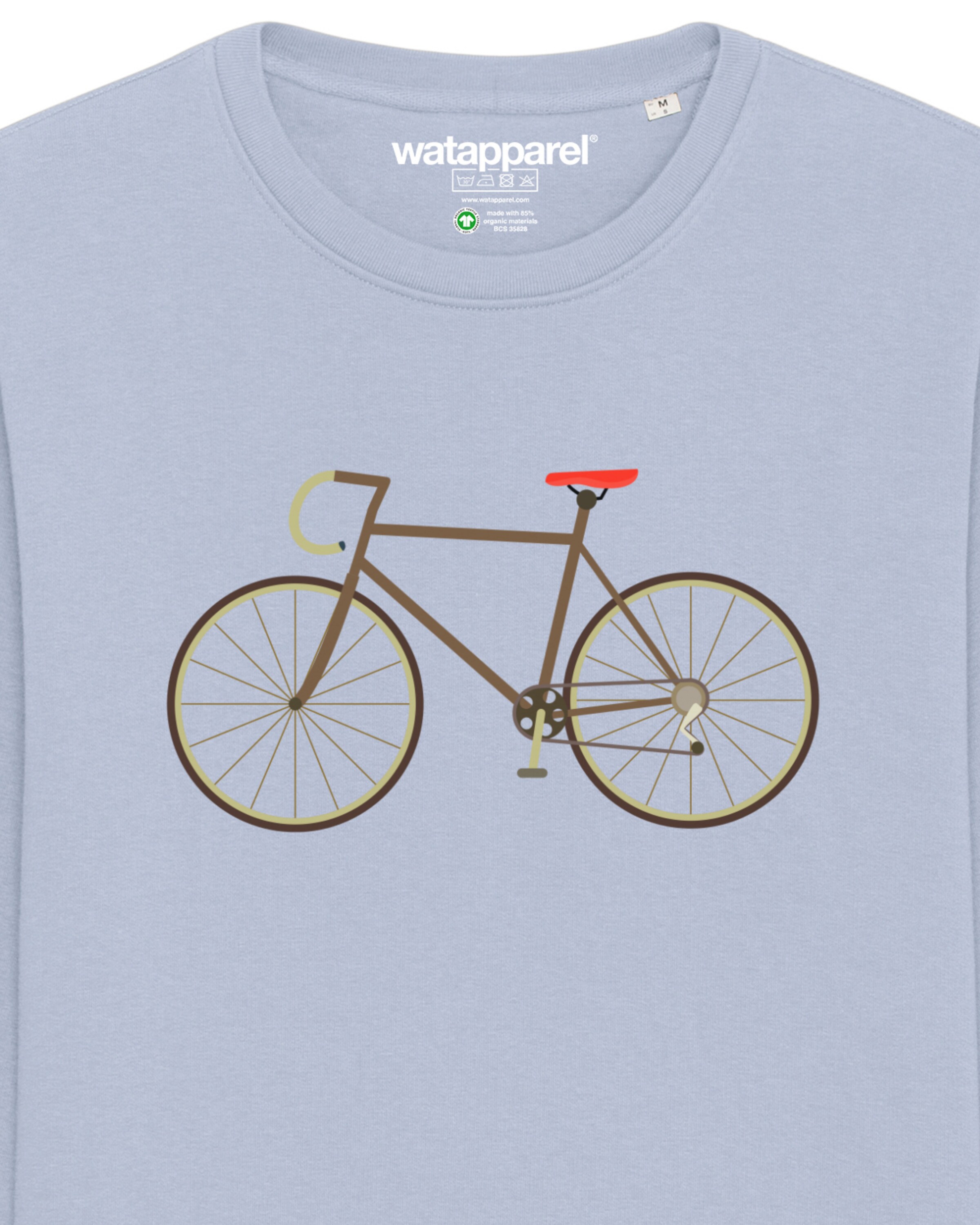 Sweat-shirt ' Fahrrad ' Watapparel en bleu