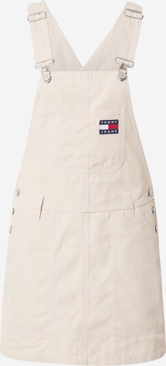 Tommy Jeans Kleita, krāsa - gaiši bēšs / jūraszils / sarkans / balts, Preces skats