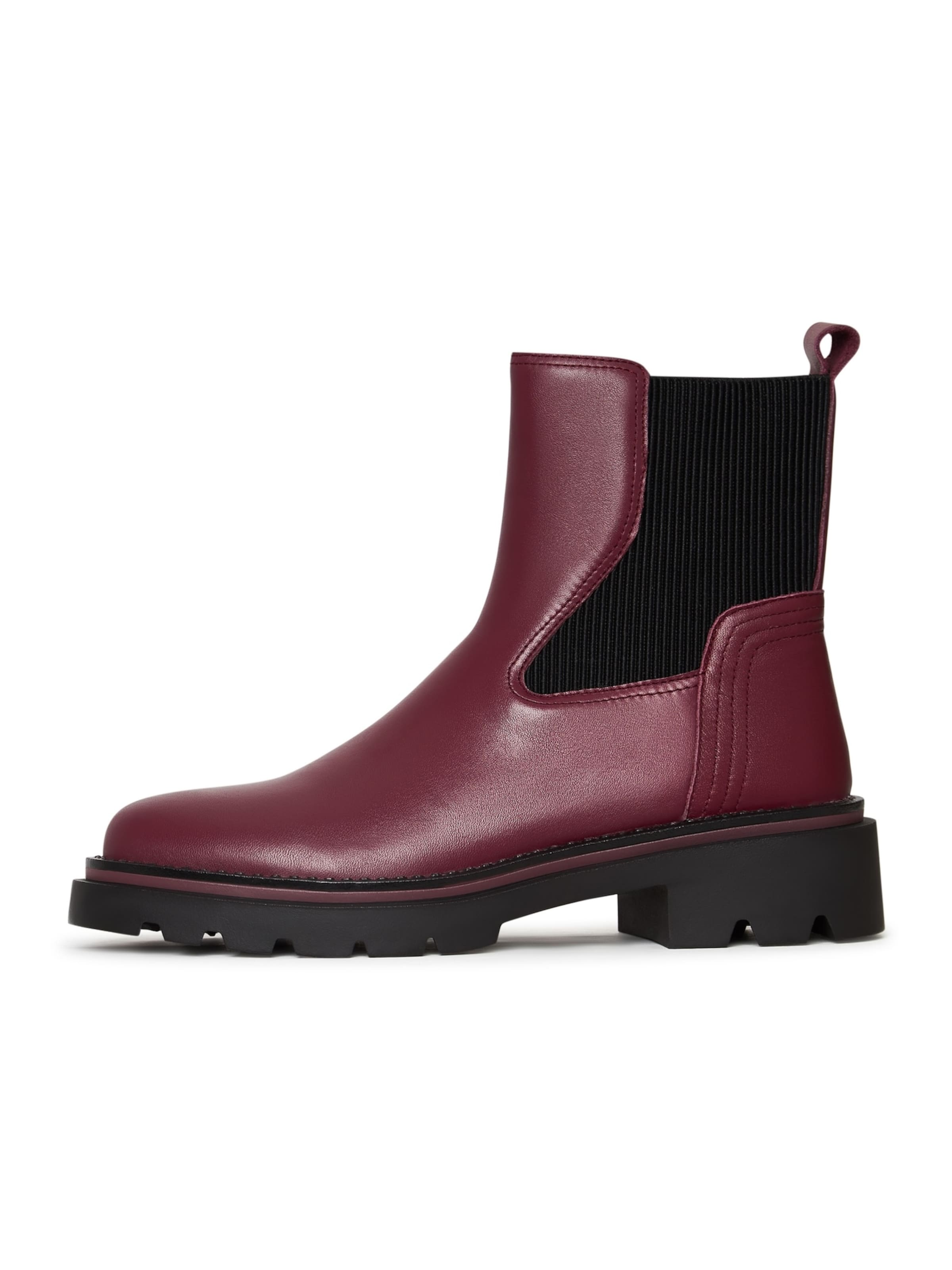 CESARE GASPARI Booties in Red: front