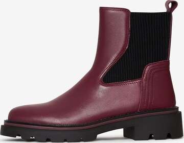 CESARE GASPARI Ankle Boots in Rot: predná strana