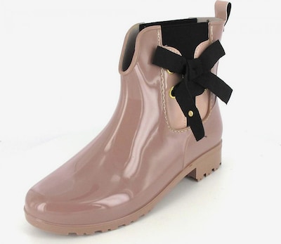 TOM TAILOR Rubber boot in Beige / Black, Item view