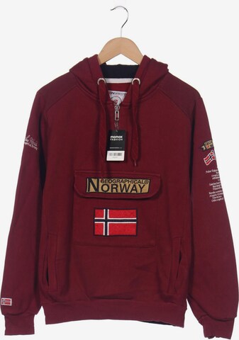 Geographical Norway Kapuzenpullover XL in Rot: predná strana