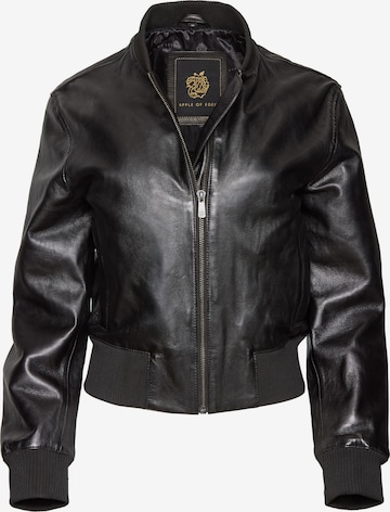 Apple of Eden Übergangsjacke in Schwarz: Vorderseite