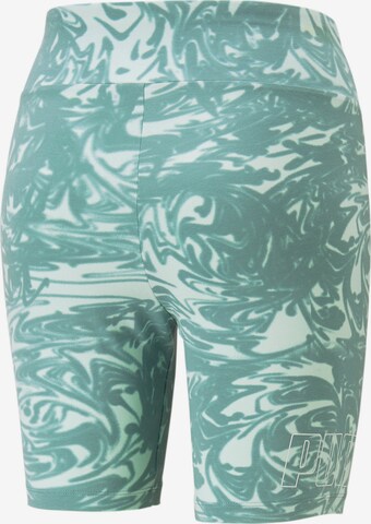 Skinny Pantalon de sport PUMA en vert