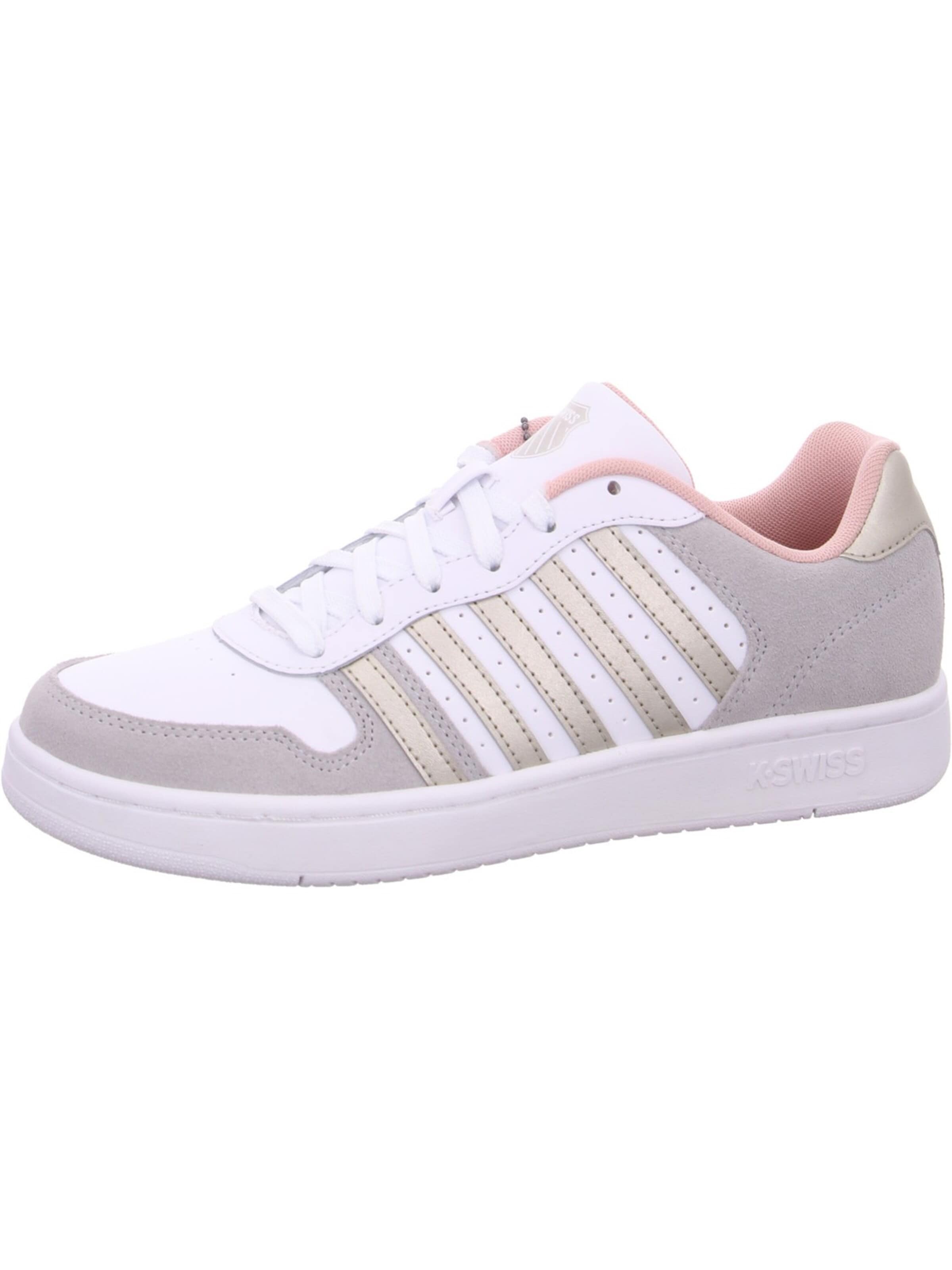 K-SWISS Sneakers 'K-Swiss Court Palisades Sneaker Weiß' in White: front