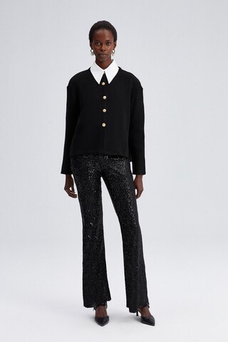 Touche Prive Strickjacke in Schwarz