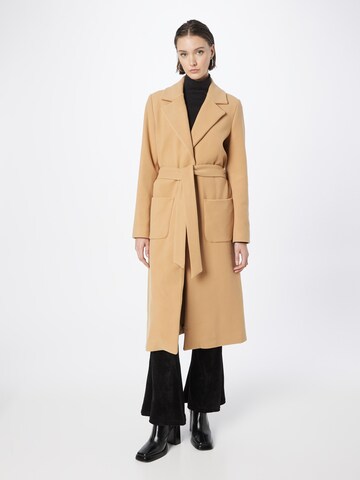 MORE & MORE Between-seasons coat in Brown: front