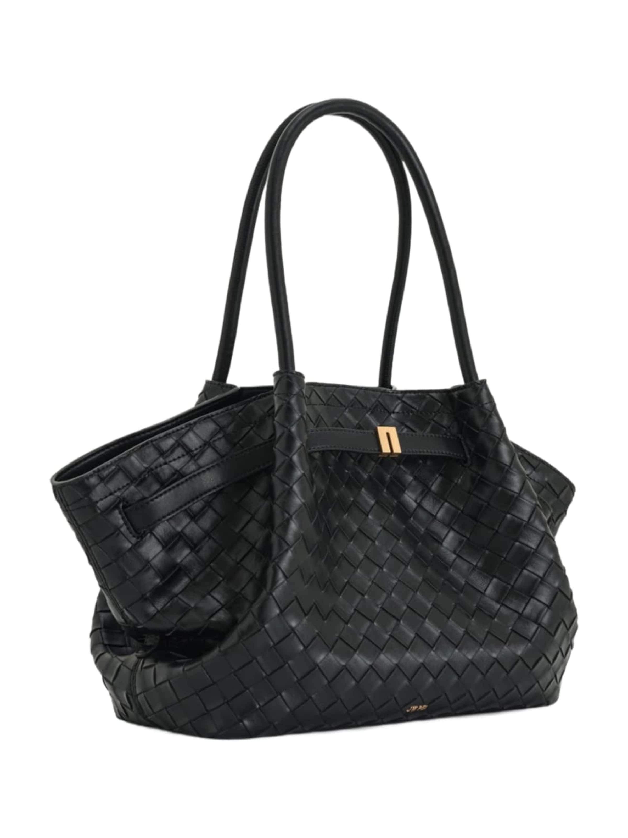 JW PEI Shopper 'JW PEI Cabas / Shopping Hana Medium Woven Black' - Čierna