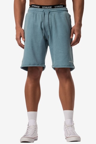 Regular Pantalon STHUGE en bleu : devant