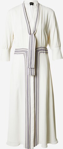 BOSS Shirt Dress 'Destripie' in White: front
