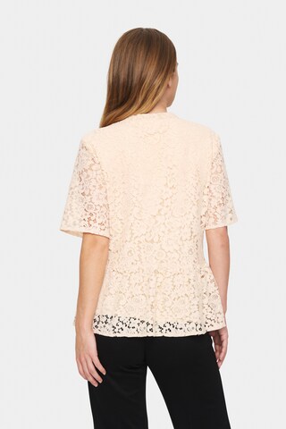 SAINT TROPEZ Blouse 'Zanna' in Beige