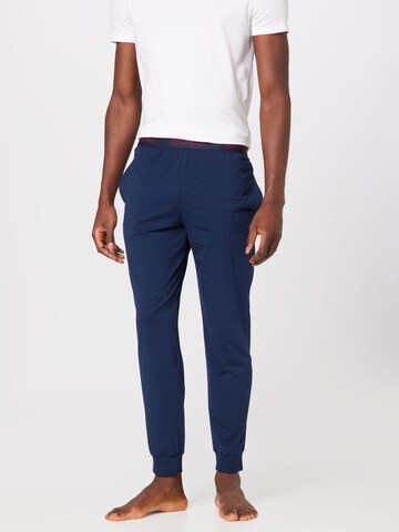 HUGO Spodnie od piżamy 'Unite' w kolorze niebieski: przód