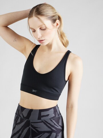 Reebok Bralette Sports bra 'ACTIV COLL DREAMBLEND' in Black: front