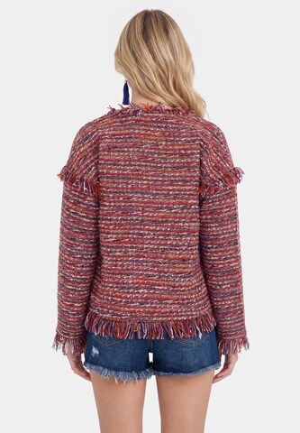 IZIA Gebreid vest in Rood