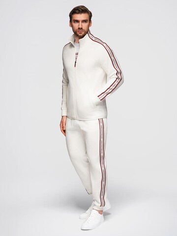 Ombre Joggingpak in Wit: voorkant