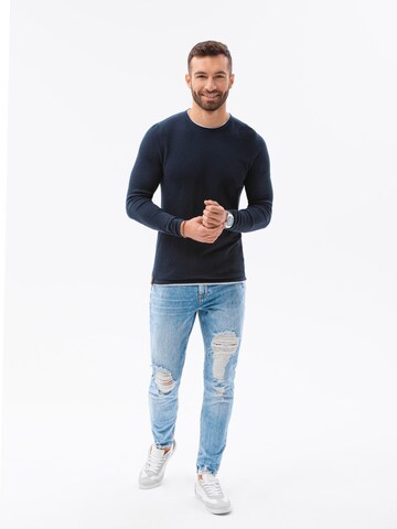 Pull-over 'E121' Ombre en bleu
