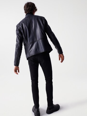 Salsa Jeans Tussenjas in Blauw
