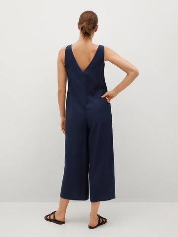 MANGO Jumpsuit 'Bye' i blå