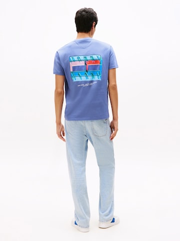 Tommy Jeans - Camiseta en azul: frente