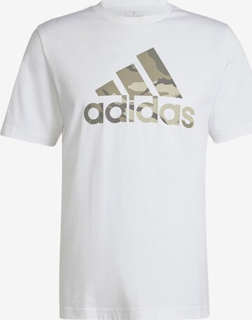 balts ADIDAS SPORTSWEAR Sporta krekls: no priekšpuses