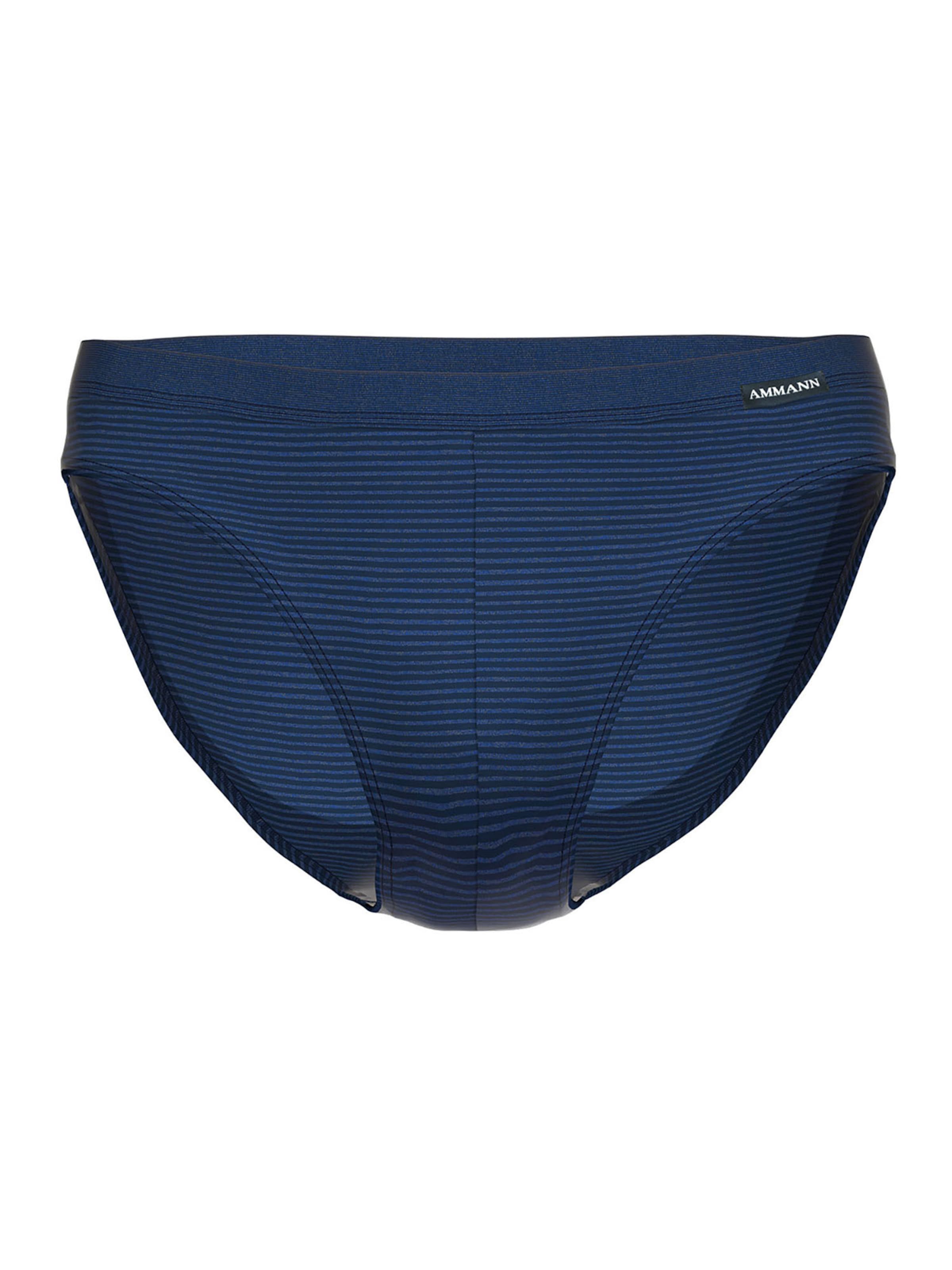 Ammann Boxer shorts 'Day Classic / Jeans Feinripp' in Blue: front