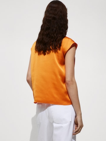 MANGO Bluse 'SASSA' i orange