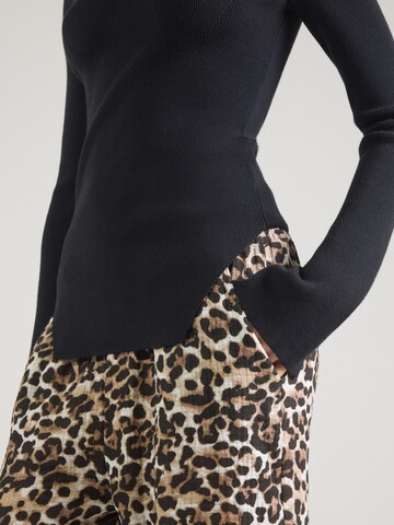 Hailys Široký strih Nohavice 'Ra44iney' - Béžová