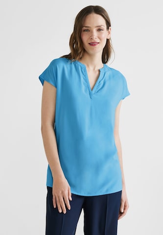 STREET ONE Blouse in Blue: front