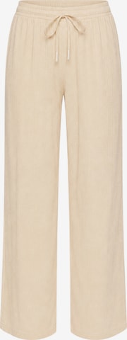 fashionshowcase Broek 'FLORYN – Palazzohose Crinkle' in Beige: voorkant