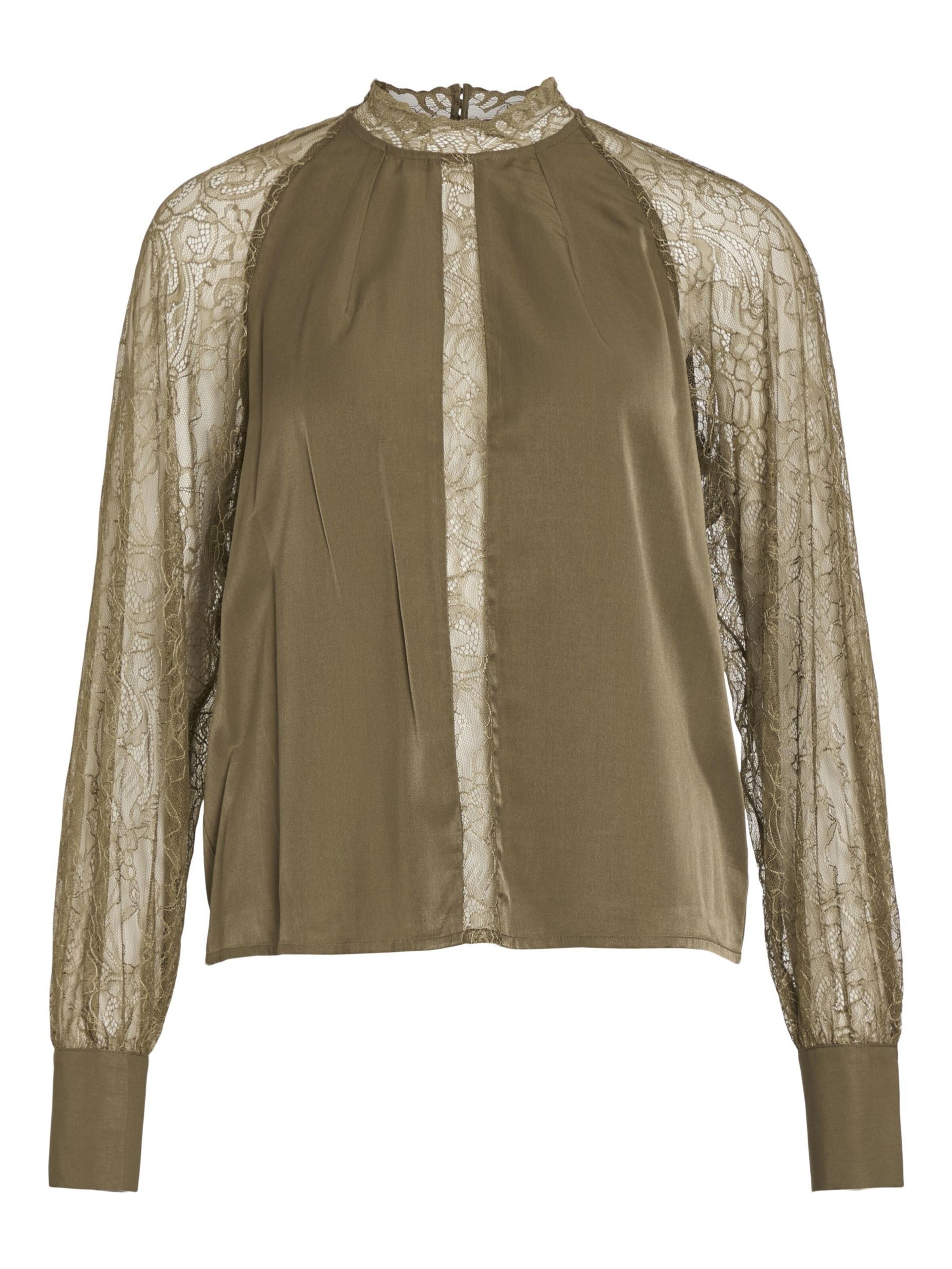 VILA - Blusa en verde: frente