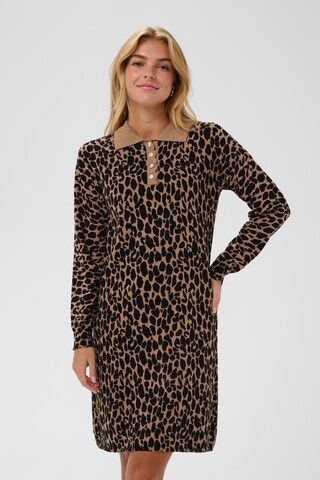 SAINT TROPEZ Shirt Dress 'PalomaSZ' in Brown: front